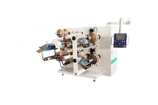 Tape double shaft slitter machine