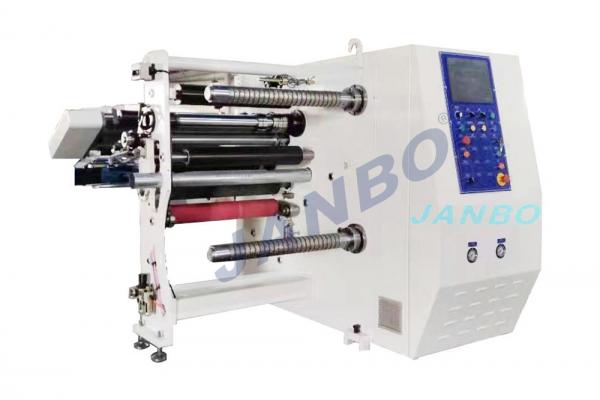 Self-adhesive slitting machine